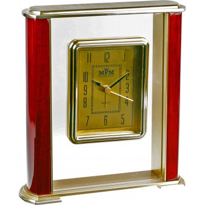 Stolové hodiny MPM, 2837.55 - gaštan, 17cm Stolové hodiny MPM, 2837.55 - gaštan, 17cm