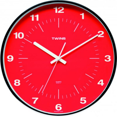 Twins hodiny 7911 červené 31cm Twins hodiny 7911 červené 31cm