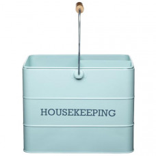Upratovacia nádoba KITCHEN CRAFT Housekeeping Tin, modrá