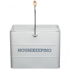 Upratovacia nádoba KITCHEN CRAFT Housekeeping Tin, sivá