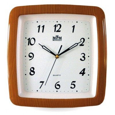 Nástenné hodiny MPM, 2459.50.SW - hnedá, 29cm Nástenné hodiny MPM, 2459.50.SW - hnedá, 29cm