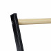 Voľne stojaci kovový držiak na uteráky Relaxdays RD10028914, 86 cm, čierno-hnedý