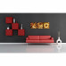 3-dielny obraz s hodinami, Old time, 35x105cm 3-dielny obraz s hodinami, Old time, 35x105cm