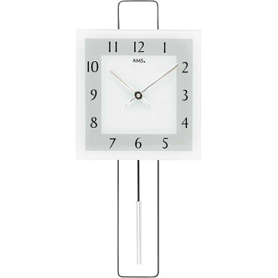 Kyvadlové hodiny 7504 AMS riadené rádiovým signálom 44cm Kyvadlové hodiny 7504 AMS riadené rádiovým signálom 44cm