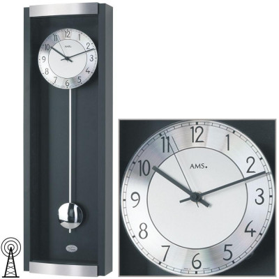 Kyvadlové hodiny 5285/11 AMS riadené rádiovým signálom 71cm Kyvadlové hodiny 5285/11 AMS riadené rádiovým signálom 71cm