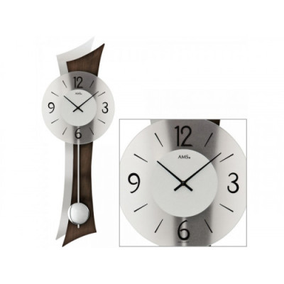 Kyvadlové nástenné hodiny 7425/1 AMS 70cm Kyvadlové nástenné hodiny 7425/1 AMS 70cm