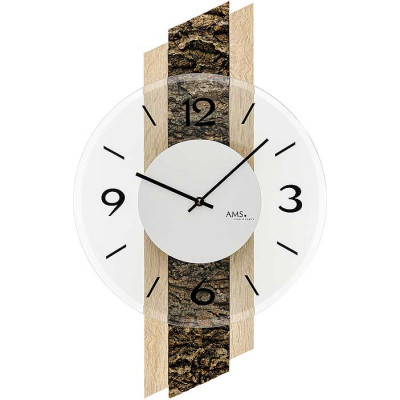 Dizajnové nástenné hodiny 9402 AMS 44cm