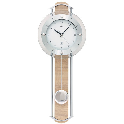 Dizajnové nástenné kyvadlové hodiny 5305 AMS 60cm