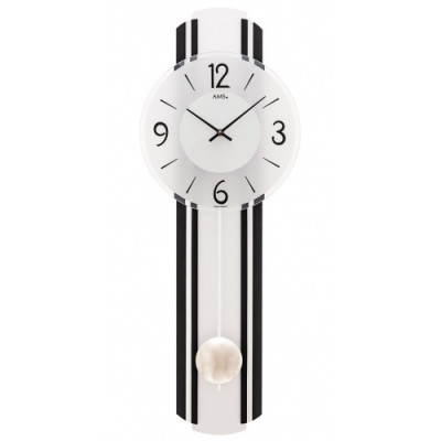 Kyvadlové nástenné hodiny 7231 AMS 64cm Kyvadlové nástenné hodiny 7231 AMS 64cm
