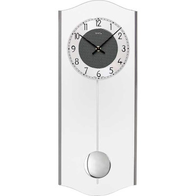 Moderné nástenné kyvadlové hodiny AMS 7480 – Chrómové sklo (50 cm) Moderné nástenné kyvadlové hodiny AMS 7480 – Chrómové sklo (50 cm)