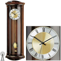 Kyvadlové nástenné hodiny 5080/1 AMS riadené rádiovým signálom 82cm Kyvadlové nástenné hodiny 5080/1 AMS riadené rádiovým signálom 82cm