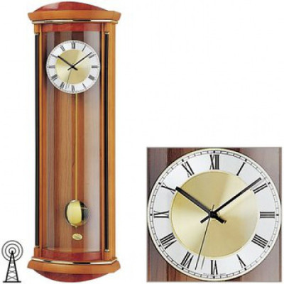 Kyvadlové nástenné hodiny 5080/9 AMS riadené rádiovým signálom 82cm