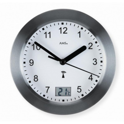 Nástenné hodiny 5925 AMS riadené rádiovým signálom 17cm Nástenné hodiny 5925 AMS riadené rádiovým signálom 17cm