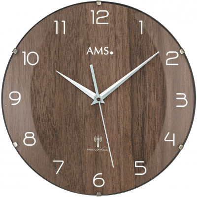 Rádiom riadené nástenné hodiny AMS 5558, 32 cm Rádiom riadené nástenné hodiny AMS 5558, 32 cm