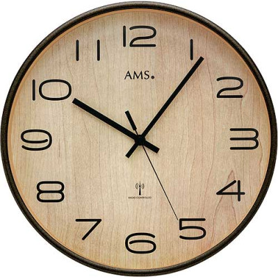 Nástenné hodiny riadené rádiovým signálom 5502 AMS 32cm Nástenné hodiny riadené rádiovým signálom 5502 AMS 32cm