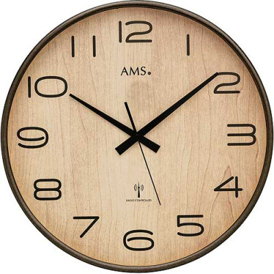 Nástenné hodiny riadené rádiovým signálom 5523 AMS 40cm Nástenné hodiny riadené rádiovým signálom 5523 AMS 40cm