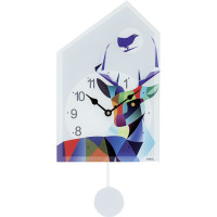 Nástenné kyvadlové hodiny 7492 AMS 30cm