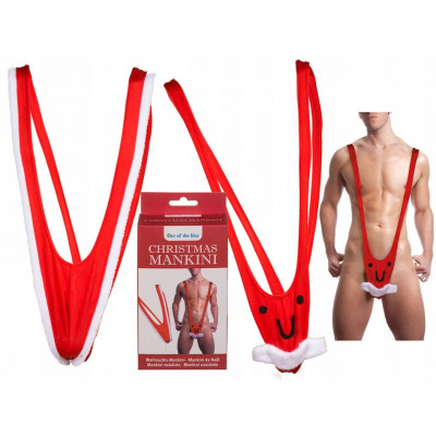 Vianočné Borat Mankini plavky