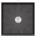 Nástenné hodiny Atmosphera Crystal SUN silver, 50cm Nástenné hodiny Atmosphera Crystal SUN silver, 50cm