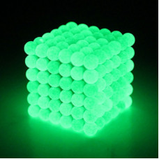 NeoCube zelené svietiace, Fosforové 216 x 5mm