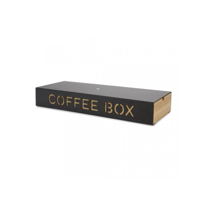 Box na kávové kapsule Balvi 27815, čierny Box na kávové kapsule Balvi 27815, čierny
