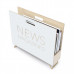 Stojan na noviny Balvi News, biely