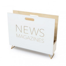 Stojan na noviny Balvi News, biely Stojan na noviny Balvi News, biely