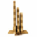 Bambusové dosky na krájanie so stojanom, pruhované, rd8877