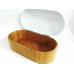 Chlebník Kinghoff design, biely, 39cm