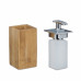 Bambusový dávkovač tekutého mydla Relaxdays Inox – 225 ml (RD10020546) Bambusový dávkovač tekutého mydla Relaxdays Inox – 225 ml (RD10020546)