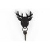 Vešiačik na kľúče Qualy Deer Key Holder, jeleň čierny Vešiačik na kľúče Qualy Deer Key Holder, jeleň čierny
