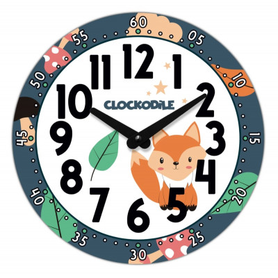Detské nástenné hodiny CLOCKODILE CCT0031 – Modré (25 cm) Detské nástenné hodiny CLOCKODILE CCT0031 – Modré (25 cm)