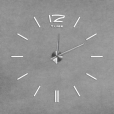 3D Nalepovacie hodiny DIY Clock BIG Time Espa, Biele 80-130cm 3D Nalepovacie hodiny DIY Clock BIG Time Espa, Biele 80-130cm