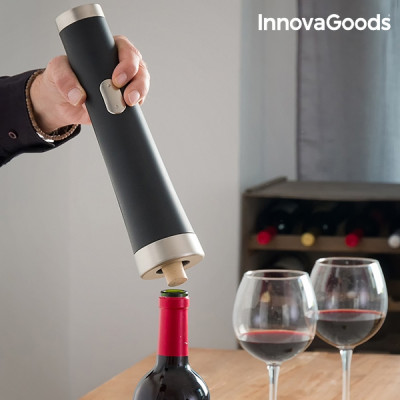 Elektrická vývrtka InnovaGoods s rezačkou na fólie IN0450 Elektrická vývrtka InnovaGoods s rezačkou na fólie IN0450
