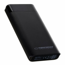 Power Bank s LED svetlom Photon 17400 mAh Espa 120K, čierna