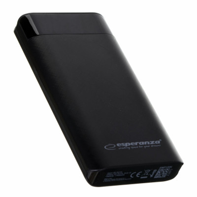 Power Bank s LED svetlom Photon 17400 mAh Espa 120K, čierna Power Bank s LED svetlom Photon 17400 mAh Espa 120K, čierna