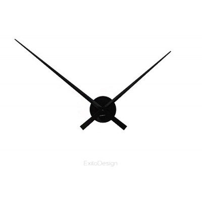 Nástenné hodiny ExitDesign No Face 668NOL, čierne, 90cm