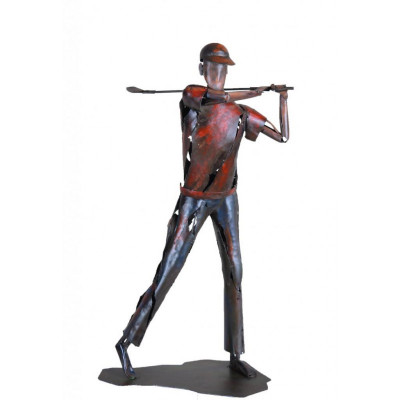 Kovová socha golfista SP 1735, 89cm Kovová socha golfista SP 1735, 89cm