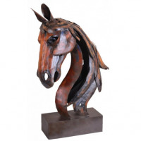 Kovová socha kôň SP 1720, 75cm