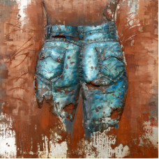Kovový obraz 100x100cm T120218 Kovový obraz 100x100cm T120218