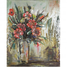 Kovový obraz P150220 – kytica kvetov, moderná dekorácia 80×100 cm Kovový obraz P150220 – kytica kvetov, moderná dekorácia 80×100 cm