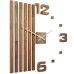 Drevené nástenné hodiny Lamele 100cm FlexiStyle z230 d