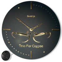 Nástenné hodiny Golden Cups Flexistyle z122, 30cm čierna