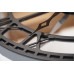 Nástenné kovové hodiny Loft Flexistyle z21a, 50cm čierna