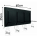 Nástenný drevený vešiak Flexistyle 60cm, w3-1-2560