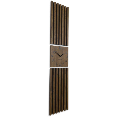 Závesné hodiny z dubového dreva Lamele 155cm FlexiStyle z235-d91 Závesné hodiny z dubového dreva Lamele 155cm FlexiStyle z235-d91