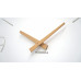 Dizajnové nástenné hodiny Slim Flex z111a-2-dx, 30 cm, biele Dizajnové nástenné hodiny Slim Flex z111a-2-dx, 30 cm, biele
