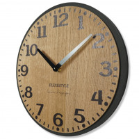 Dubové nástenné hodiny Elegante Flex z227-1d-1-x tmavohnedé, 30 cm Dubové nástenné hodiny Elegante Flex z227-1d-1-x tmavohnedé, 30 cm