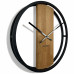 Dubové hodiny Loft Round kovové 50 cm, z231 | Industriálny dizajn Dubové hodiny Loft Round kovové 50 cm, z231 | Industriálny dizajn