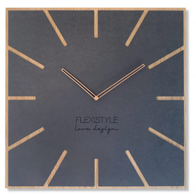 Nástenné drevené hodiny Eko Exact 4 Flex z119 1 matd-dx, 50 cm Nástenné drevené hodiny Eko Exact 4 Flex z119 1 matd-dx, 50 cm
